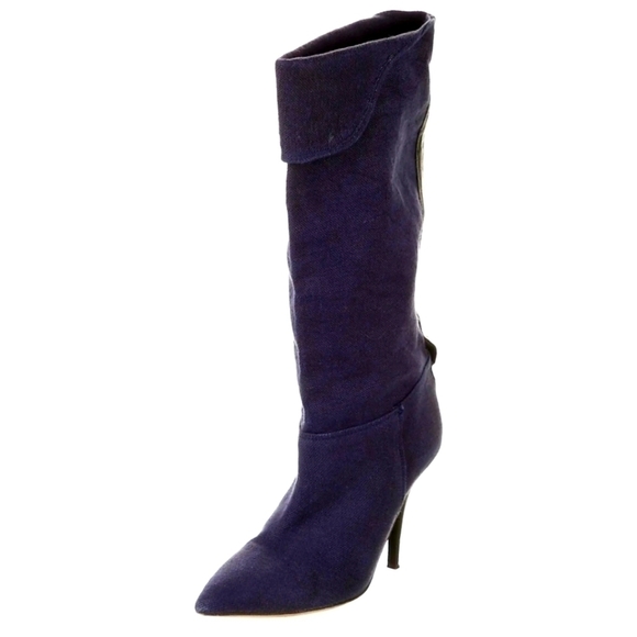 Isabel Marant | Navy Slouch Boot - Picture 2 of 4